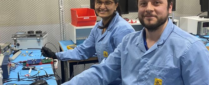 Staff at Inovor in the Clean Room