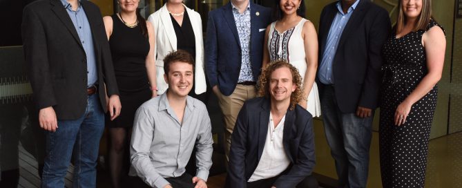 Venture Catalyst Space graduates with director Jasmine Vreugdenburg