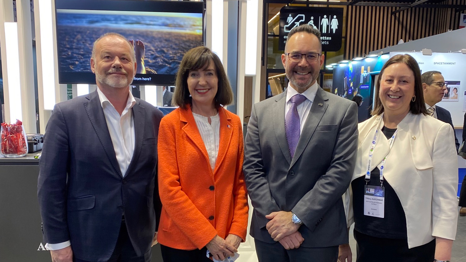 Richard Price, The Hon Susan Close, Darin Lovett and Tiffany Katchmar at IAC 2022